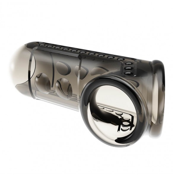 PRETTY LOVE - Farrel Men's Penis Sleeve (Transparent Black)